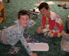 s and Blake with Legos